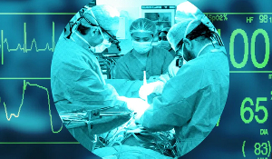 Surgeons perform a double lung transplant at the Royal Papworth Hospital in Cambridge