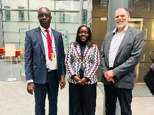 Elsie Appau-Klu (M) represented the GRA boss in Finland on discussions on tax compliance