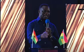 Dr Yaw Osei Adutwum speaking at the 2023 Ghana Teacher Prize