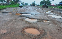 A road in a deplorable state