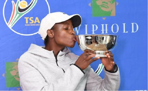 Three-time Grand Slam doubles champion Kgothatso Montjane