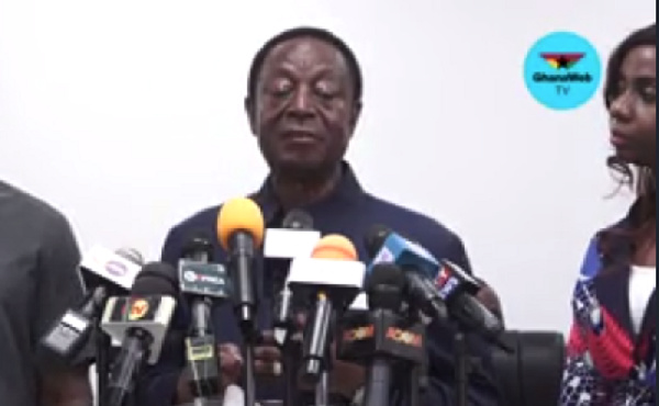 Dr. Kwabena Duffuor withdrew from the NDC presidential race a day before process