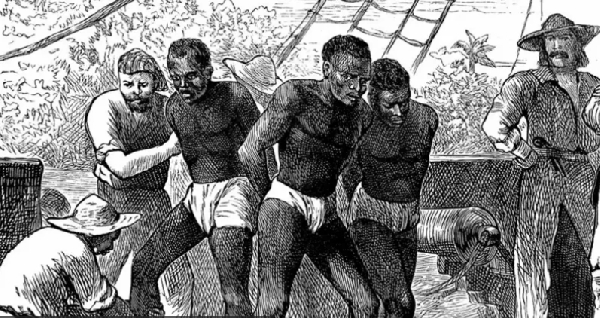Around 12-15 million Africans dey captured during di slave trade