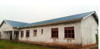 An incomplete building for the upgrade of Nakatiti Health Centre II to Health Centre III,