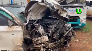 Screenshot of the Benz C350 that allegedly caused the crash | Social media