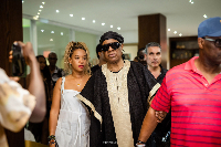Stevie Wonder and his family are in Ghana