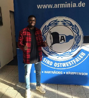 Eugene Ofosu-Ayeh has signed a short-term deal with Arminia Bielefeld