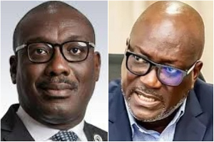 Yaw Acheampong Boafo (L) says Prof H Kwasi Prempeh (R) should not have chaired the CRC