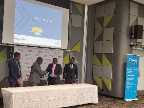 Ecobank Ghana Post Partnership Agreement signing