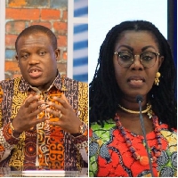 Sam George and Ursula Owusu-Ekuful