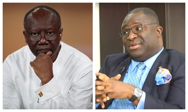 Former Minister of Finance, Ken Ofori-Atta and MP for Subin, Eugene Boakye Antwi