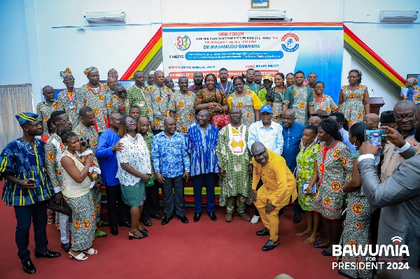 Vice President, Dr Mahamudu Bawumia at a consultative meeting with members of CIBA