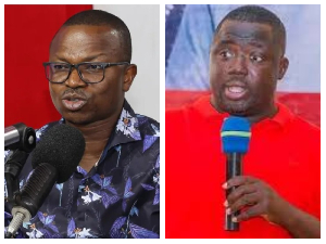 Eric Agyei (L) and Mustapha Gbande (R)