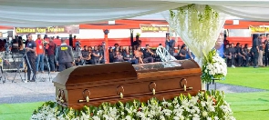 Atsu's casket