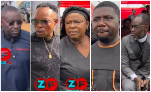 Despite, Salifu Amoako, others spotted at Rev. Obofour’s mother's funeral