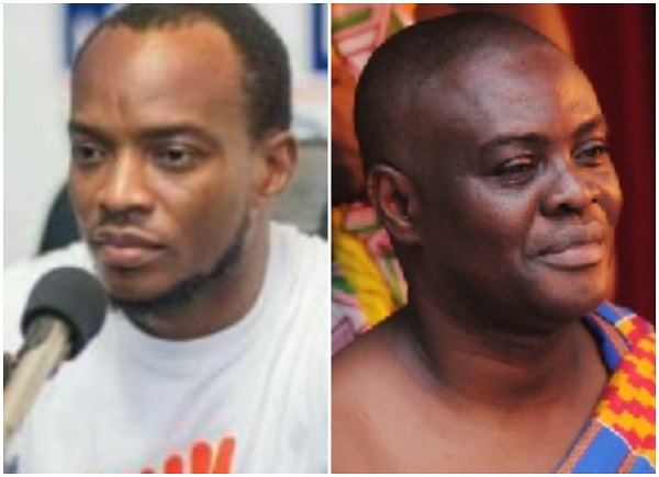 Halifax Ansah-Addo (L) and Dormaahene, Osagyefo Agyemang Badu II (R)