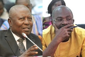 Former Special Prosecutor, Martin Amidu and MP for Assin Central Kennedy Agyapong