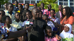 The MP sponsored a trip for winners his Annual Science and Math Competition to Parliament