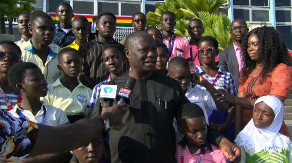 The MP sponsored a trip for winners his Annual Science and Math Competition to Parliament