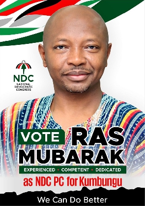 Poster of former Member of Parliament (MP) for Kumbungu Ras Mubarak