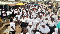 Onuadɔ graduands on float