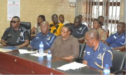 Members of the Accra Metropolitan Security Committee