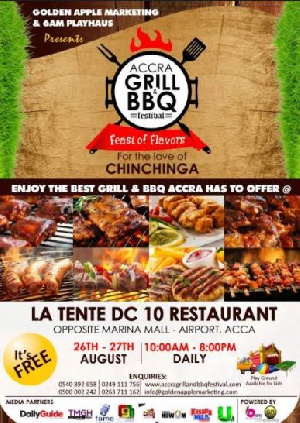 The Grill and barbecue Festival celebrates the diversity of cuisines and cultures present in Ghana