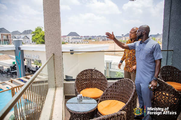 Samuel Okudzeto Ablakwa, Minister of Foreign Affairs during the tour
