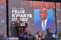 Government Communications Minister, Felix Kwakye Ofosu at GJA launch