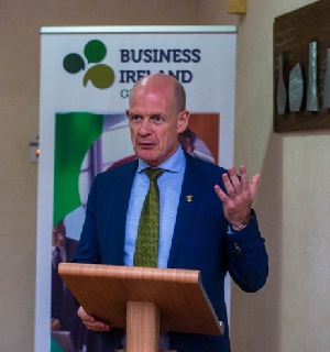 the Irish Ambassador to Ghana, Nigeria and ECOWAS, Sean Hoy
