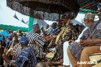 New Patriotic Party flagbearer, Dr Mahamudu Bawumia attended the ceremony at Gbewaa Palace in Yendi