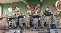 The US Navy band at UNILAG