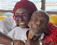 Dzifa Gomashie and her late father