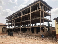 Images of the structure showed that the three-storey building was not fully completed