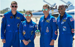 Three Americans and one Canadian head to the Moon on Wednesday