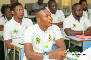 John Paintsil is undergoing the CAF License B coaching course