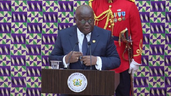Akufo-Addo, Parliament observe a minute silence in memory of Ex-President Rawlings