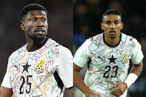 Derrick Luckassen (L) could replace Alexander Djiku (R) in the Black Stars' World Cup squad