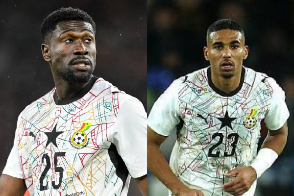 Derrick Luckassen (L) could replace Alexander Djiku (R) in the Black Stars' World Cup squad