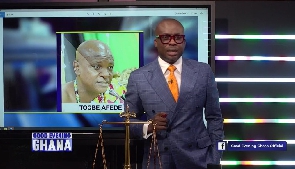 Adom-Otchere dedicated an editorial on his show to Togbe Afede