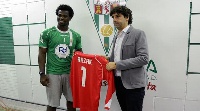 Spanish second-tier side Cordoba unveils Ghana goalkeeper Razak Brimah