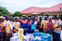 The items donated are estimated at some GHc500,000