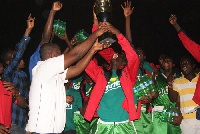 Botwe SHS lifts the trophy