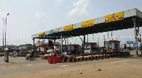 Hawkers at a toll booth