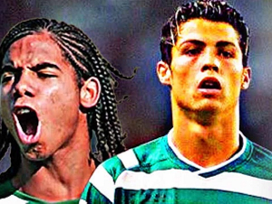 Fabio Piam and Cristiano Ronaldo