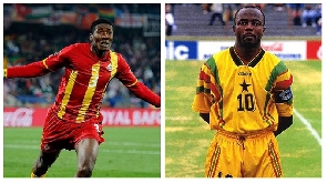 Asamoah Gyan and Abedi Pele