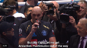 Former world heavyweight champion Tyson Fury