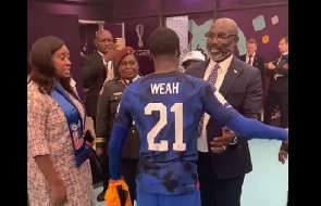 Timothy met with his father and mom Clar after the Iran game