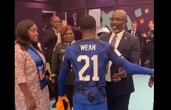 Timothy met with his father and mom Clar after the Iran game