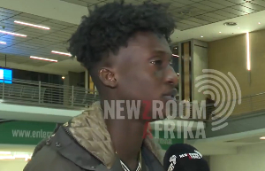 The Ghanaian national said he arrived the previous day at the airport for the evacuation